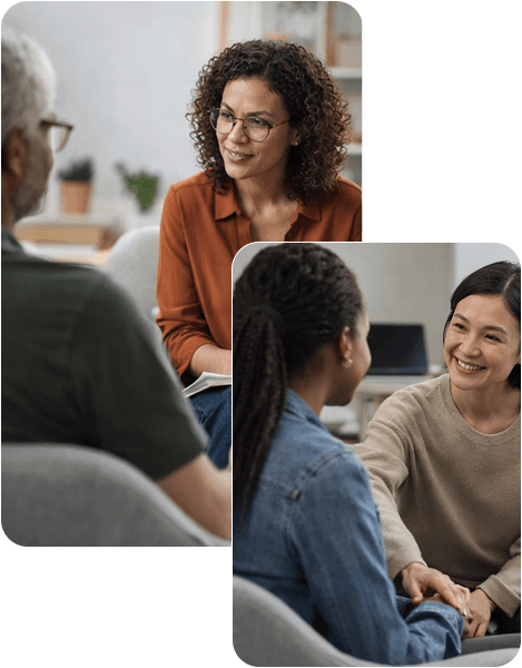 Marriage counseling session focused on rebuilding trust, emotional connection, and relationship support